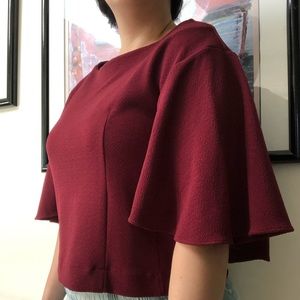 Anthropologie eri + ali cape blouse